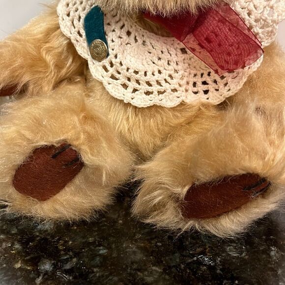 1997 Brass Button Bear Rosie The Bear of Joy. Pickford Bears Ltd - Picture 3 of 9